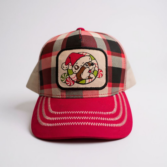 Buc-ee's Plaid Christmas Hat