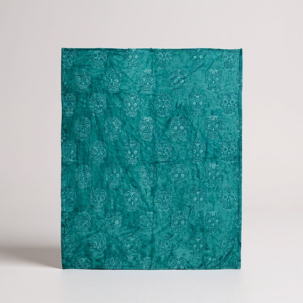 Destination Holiday Sugar Skull Throw Blanket