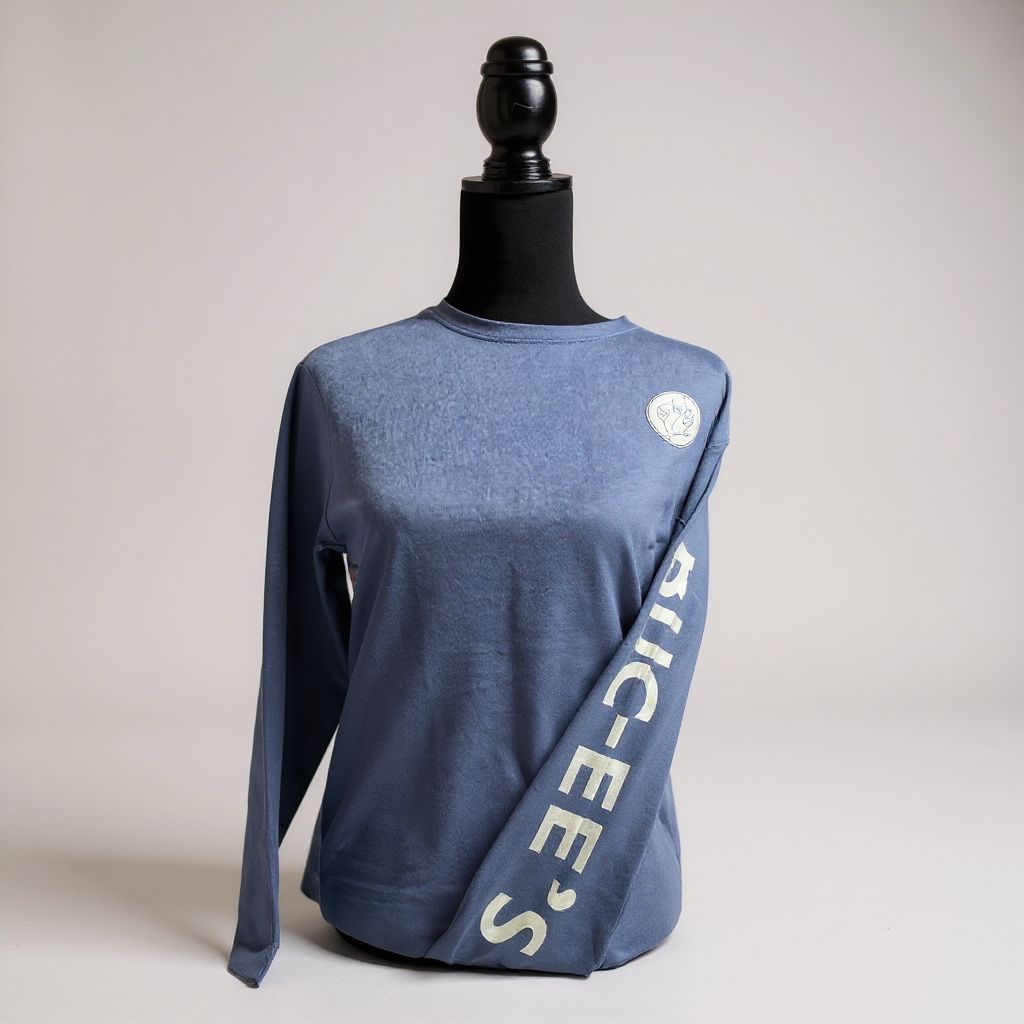 Buc-ee's Blue Long Sleeve Logo Shirt