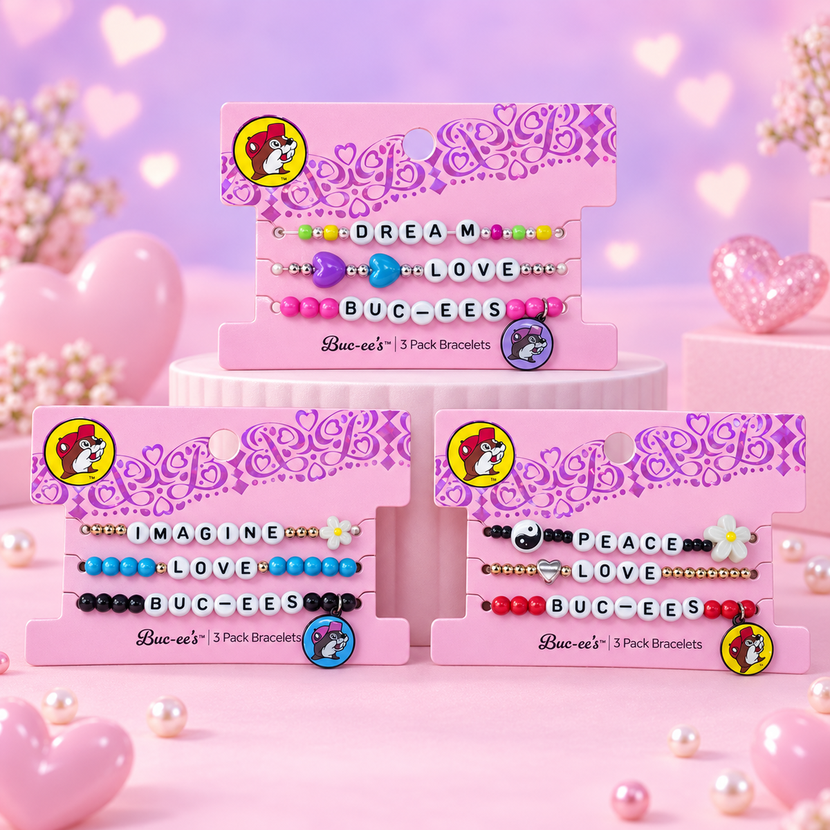 Buc-ee's Beaded Bracelet Sets