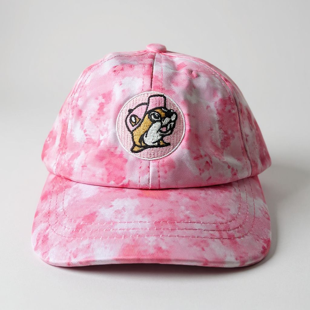 Buc-ee's Pink Tie Dye Hat - Kids