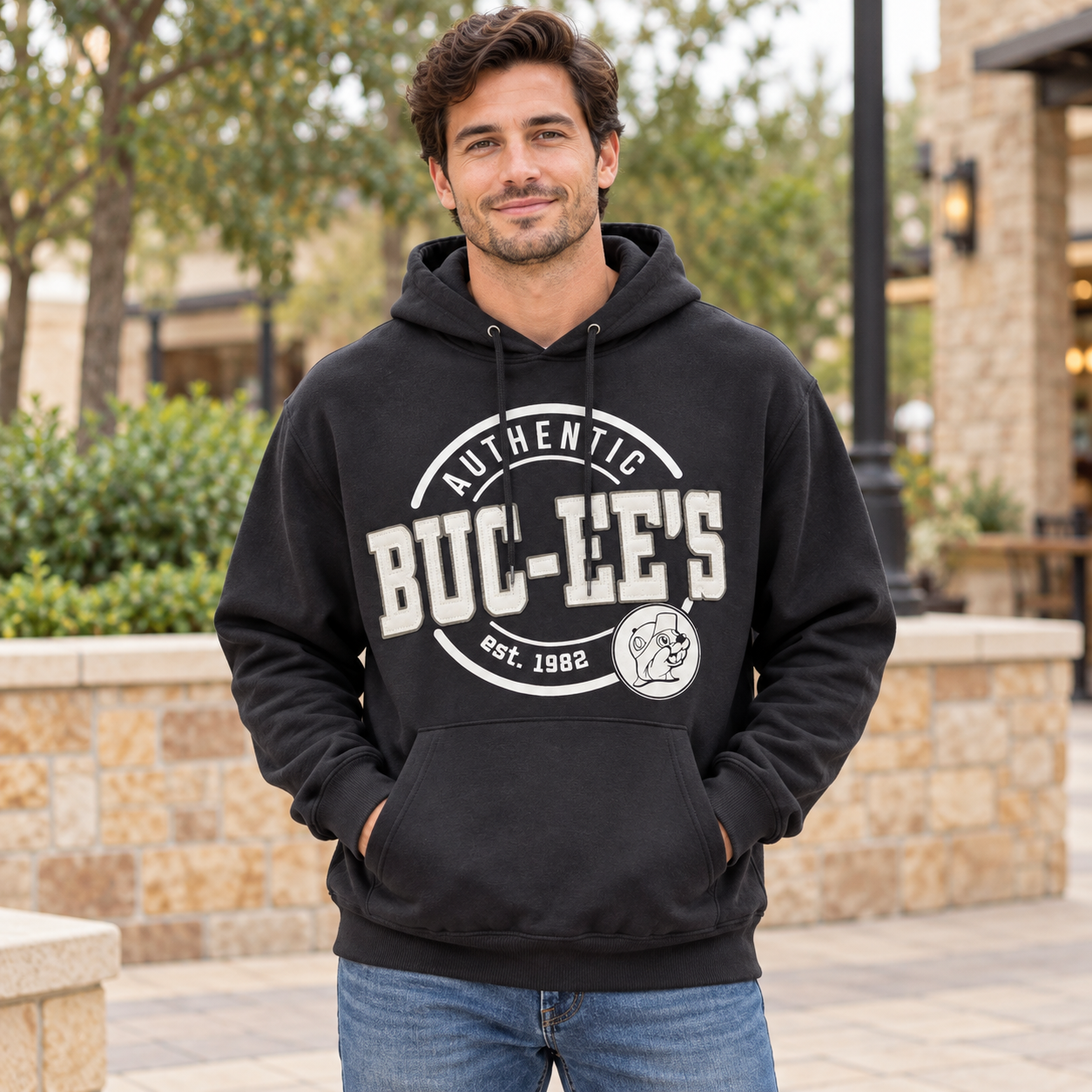 Buc-ee's 1982 Black Hoodie