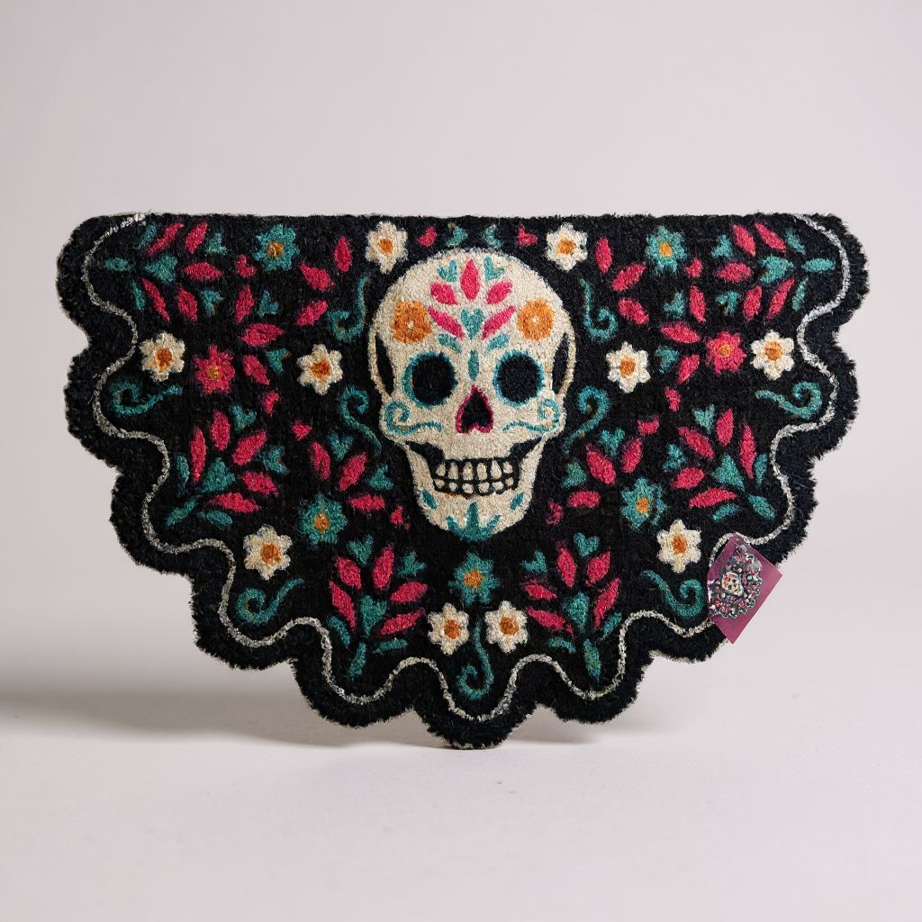 Destination Holiday Sugar Skull Doormat