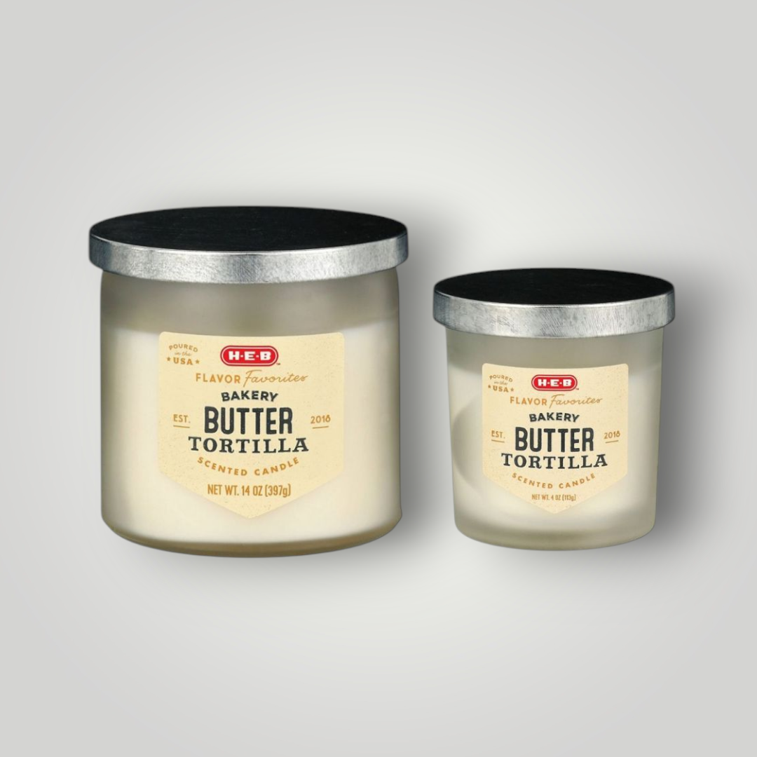 H-E-B Flavor Favorites Scented Candles - Butter Tortilla