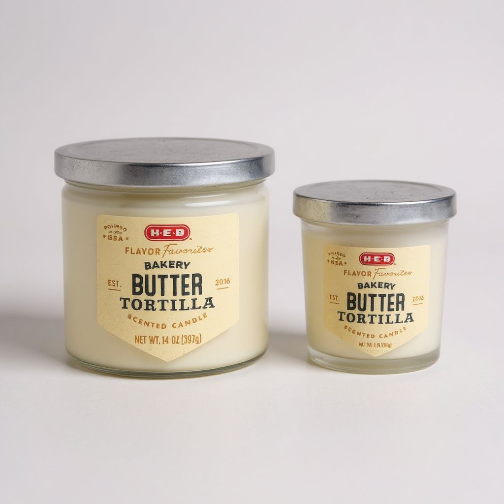 H-E-B Flavor Favorites Scented Candles - Butter Tortilla