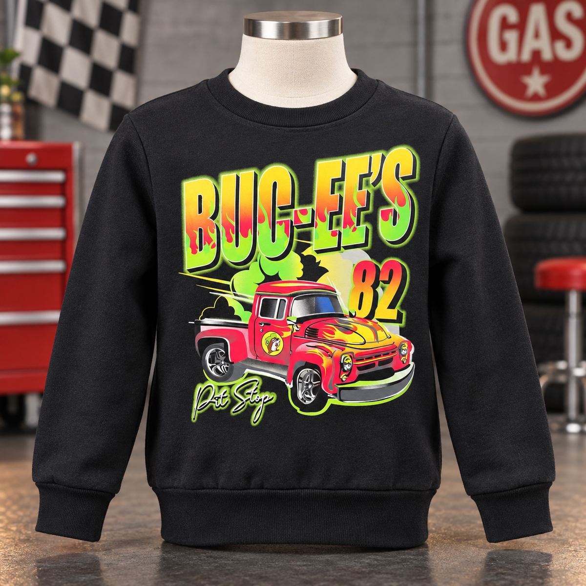 Buc-ee's Hot Rod 1982 Sweatshirt