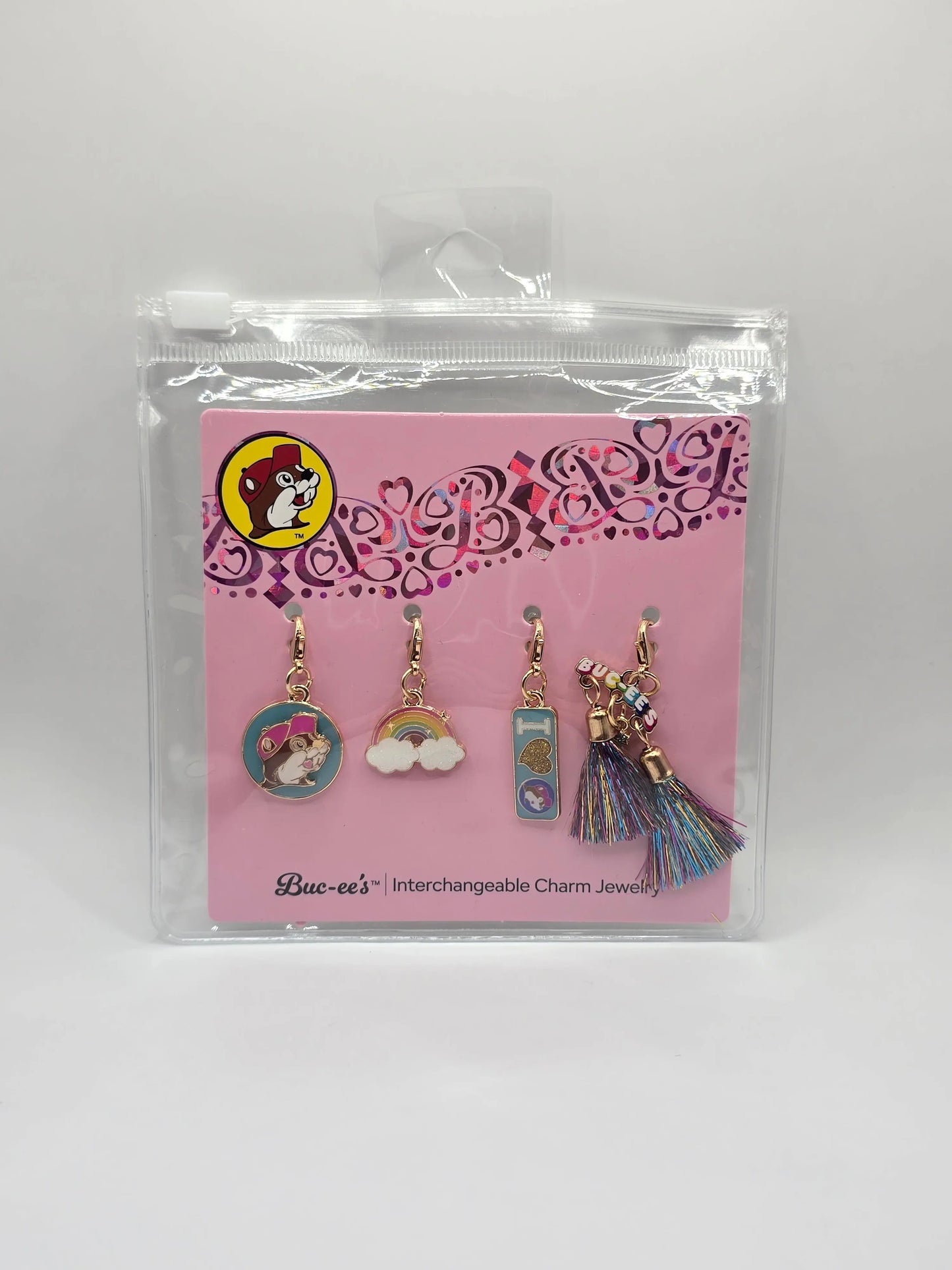 Buc-ee's Interchangeable Charm Set - I Love Buc-ee's & Rainbows Buc-ee's