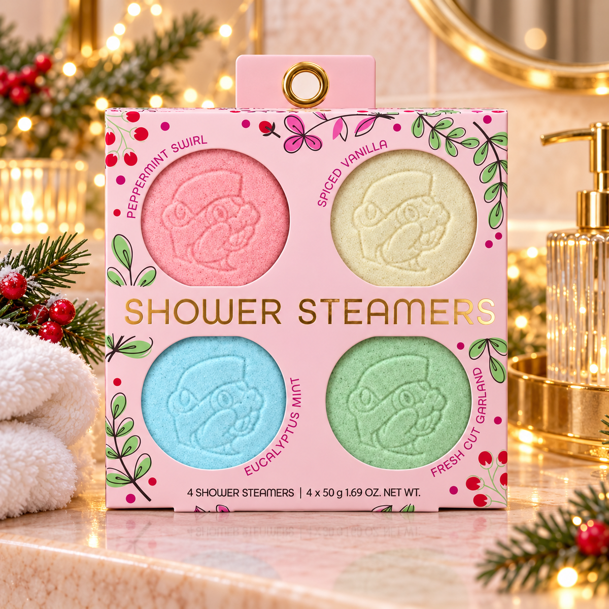 Buc-ee's Shower Steamer Set