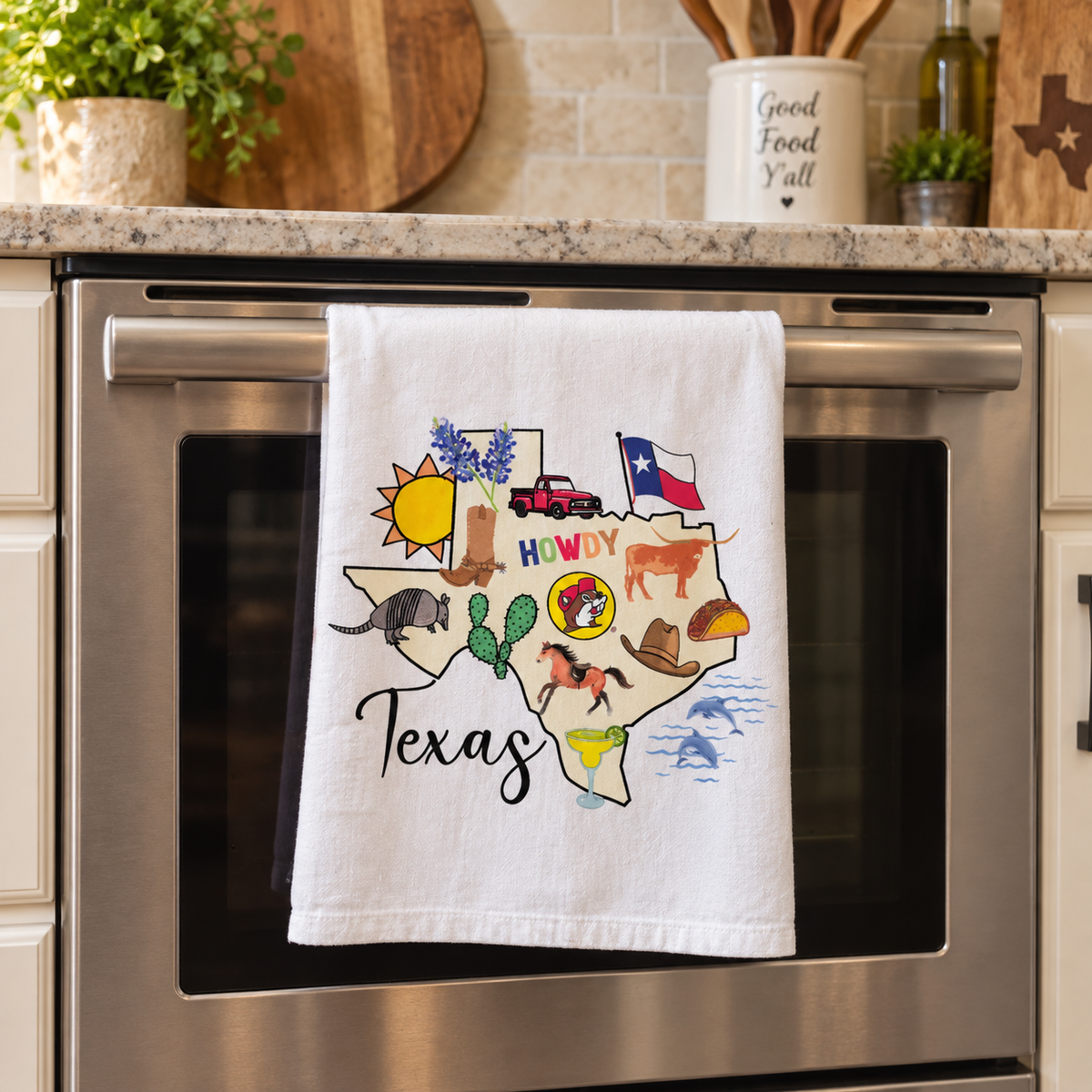 Buc-ee's Texas Icon Kitchen Towel