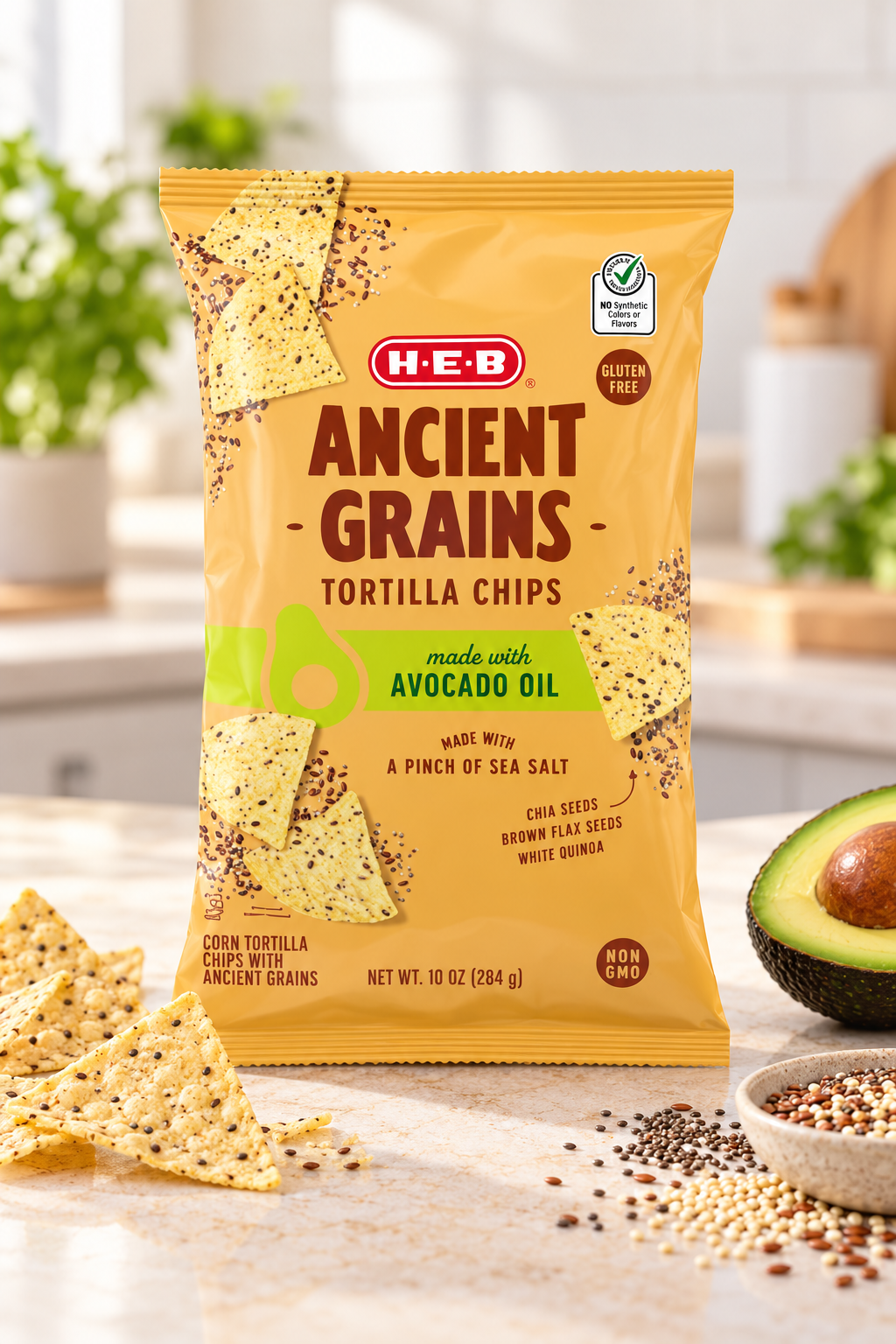 H-E-B Ancient Grain Tortilla Chips