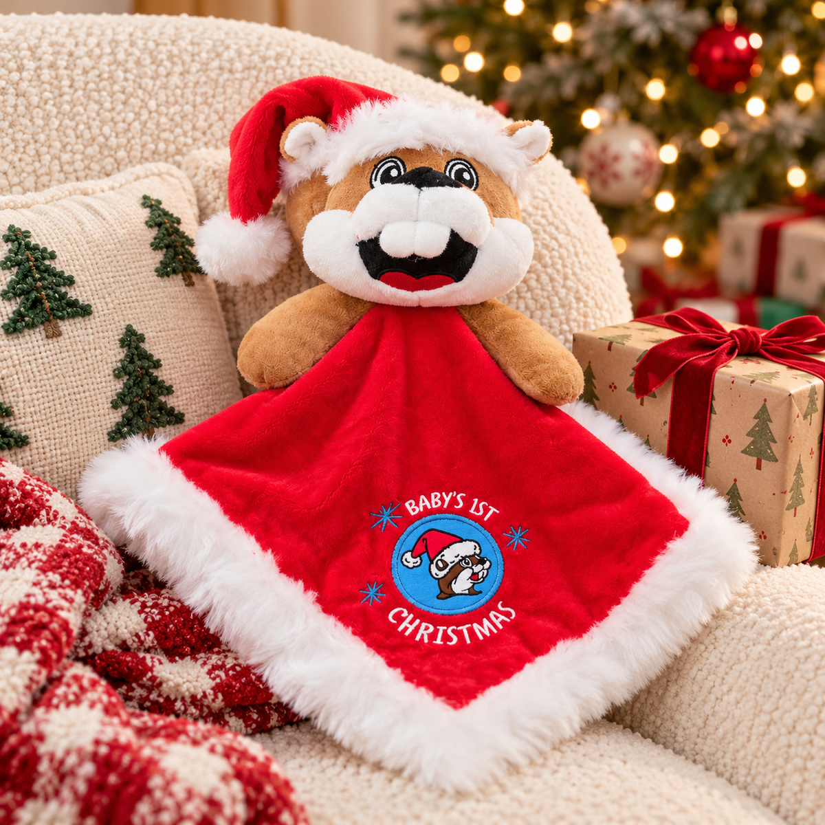 Buc-ee's Baby's First Christmas Plush