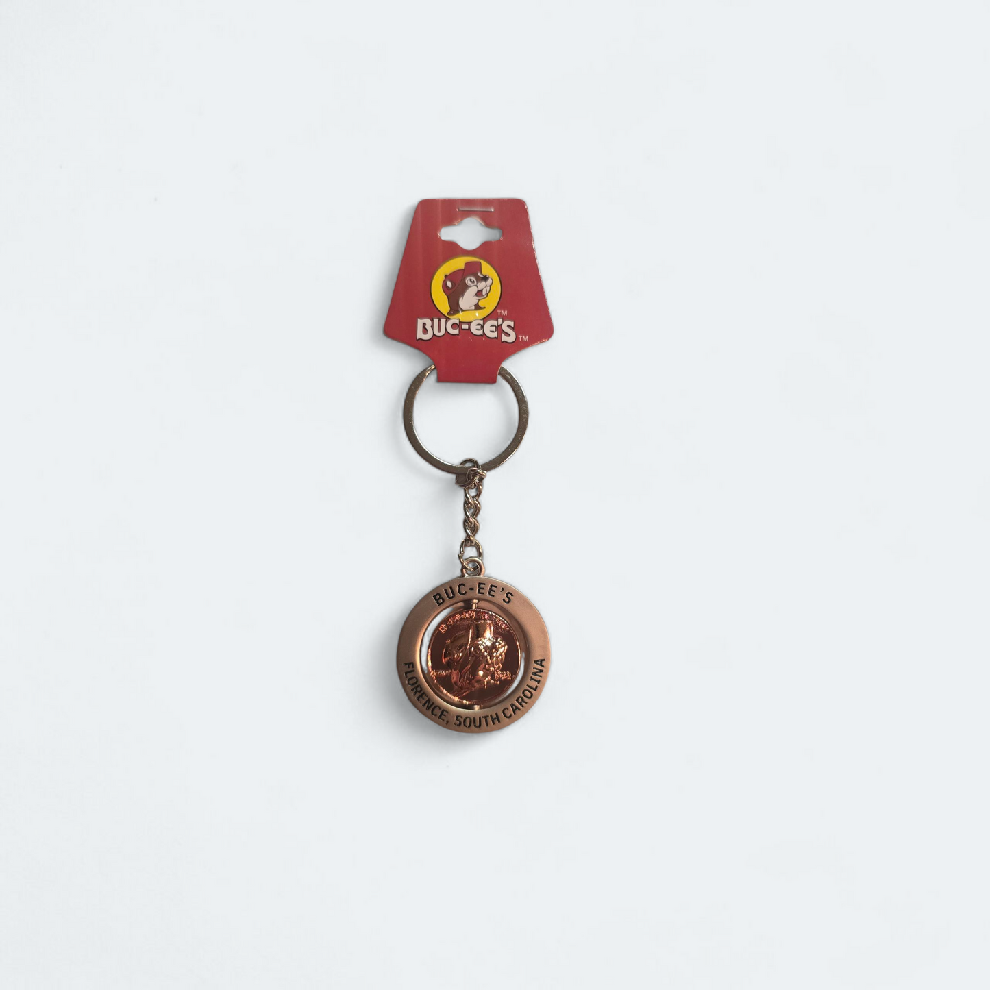 Buc-ee's South Carolina Spinner Keychain