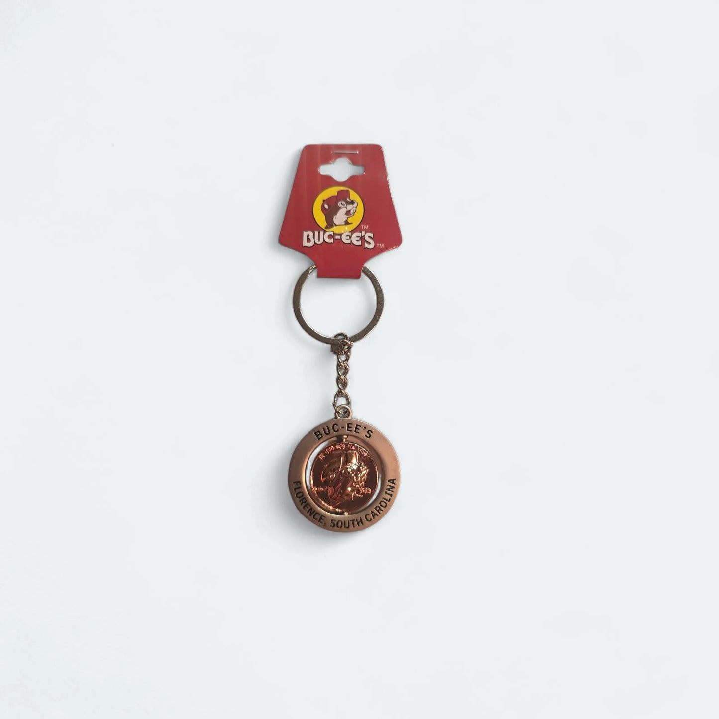 Buc-ee's South Carolina Spinner Keychain Buc-ee's