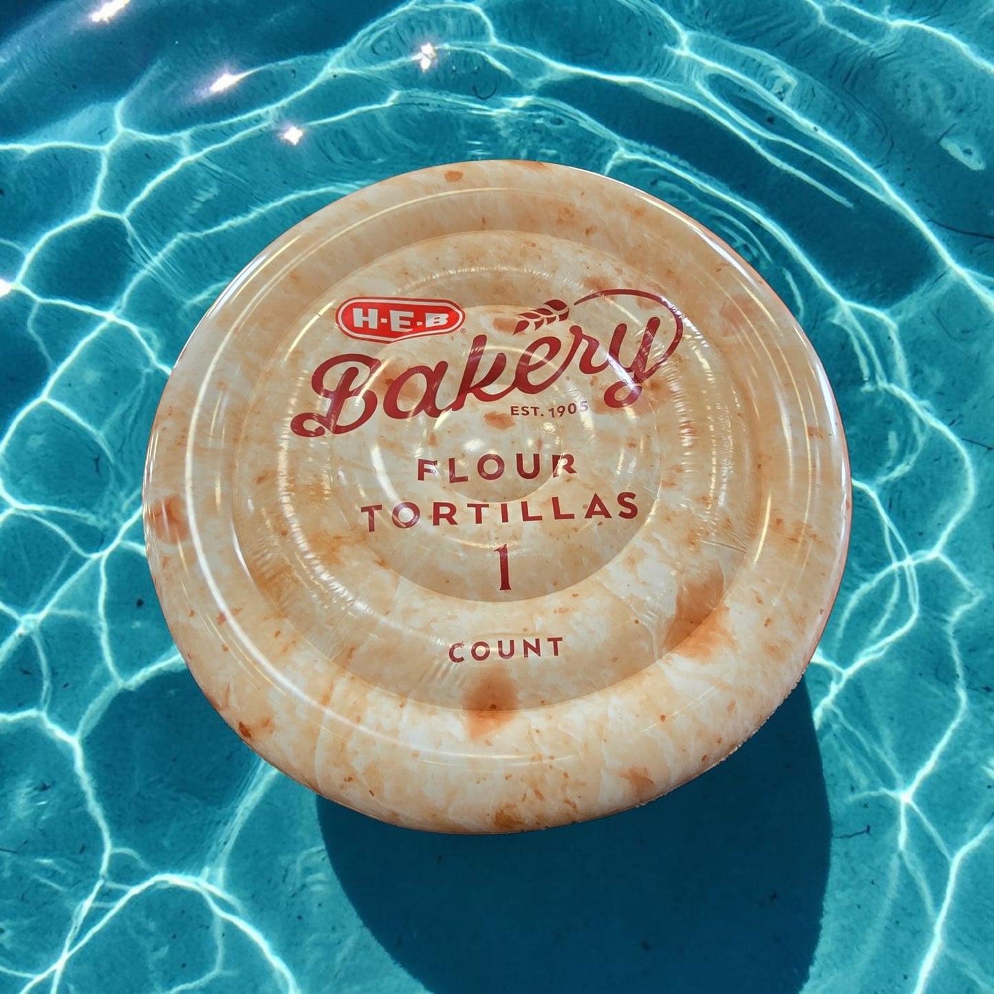 H-E-B Tortilla Pool Float