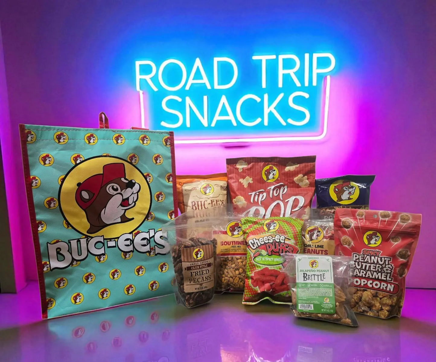 The Flaming Beaver Snack Bag Buc-ee's