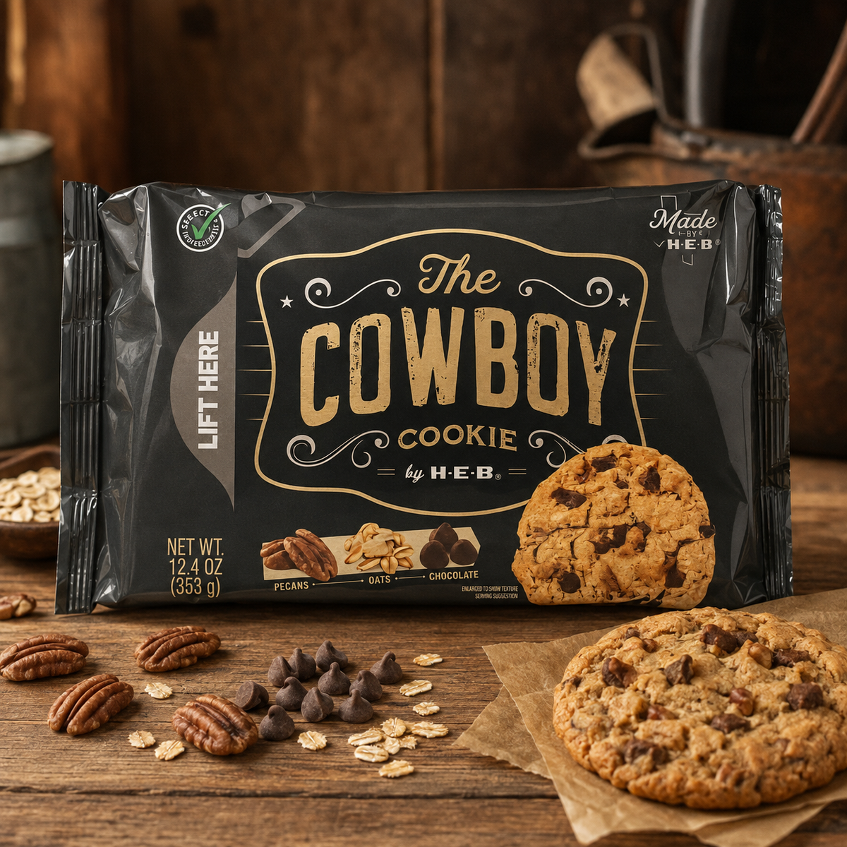 H-E-B Cowboy Cookies