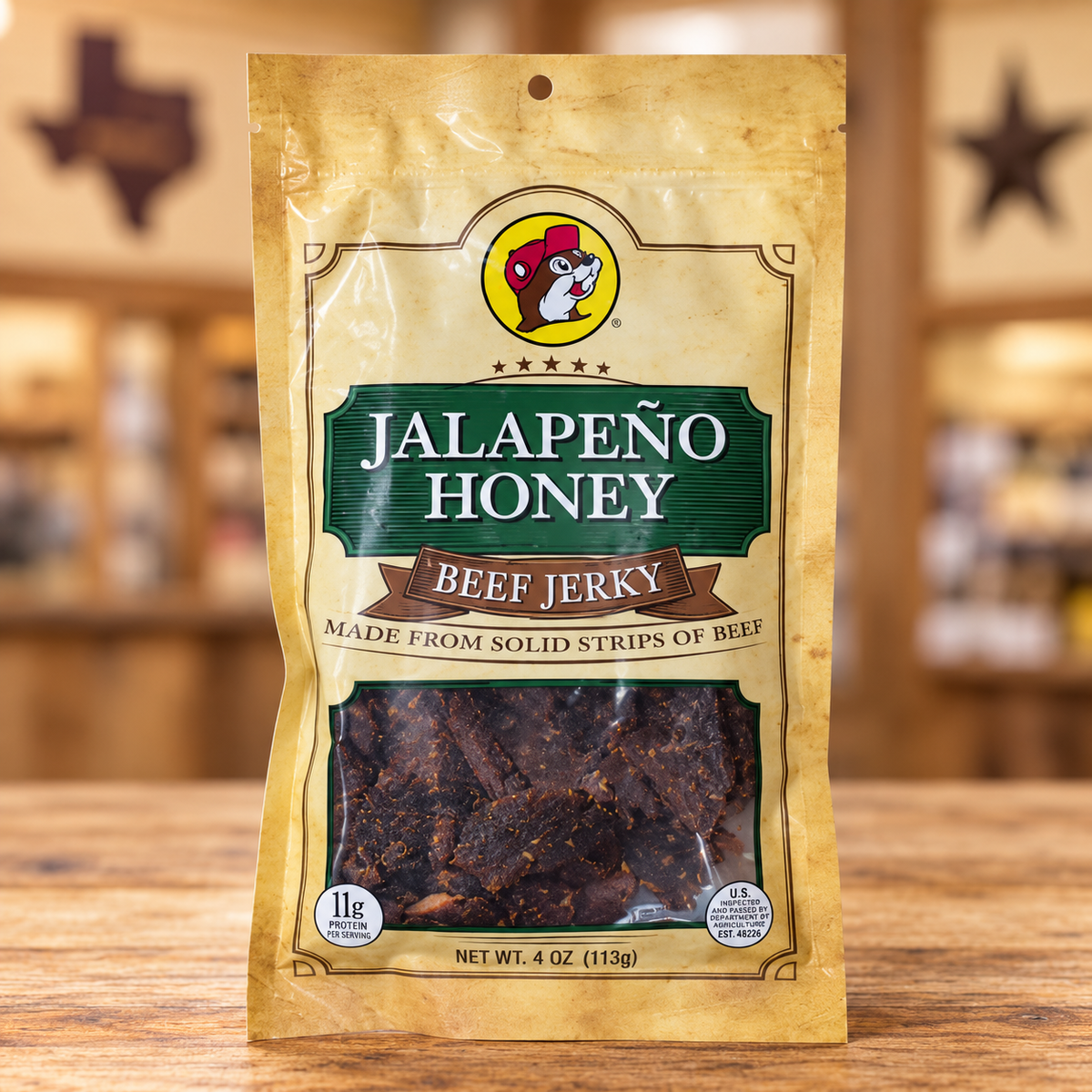 Buc-ee's Beef Jerky - Jalapeno Honey