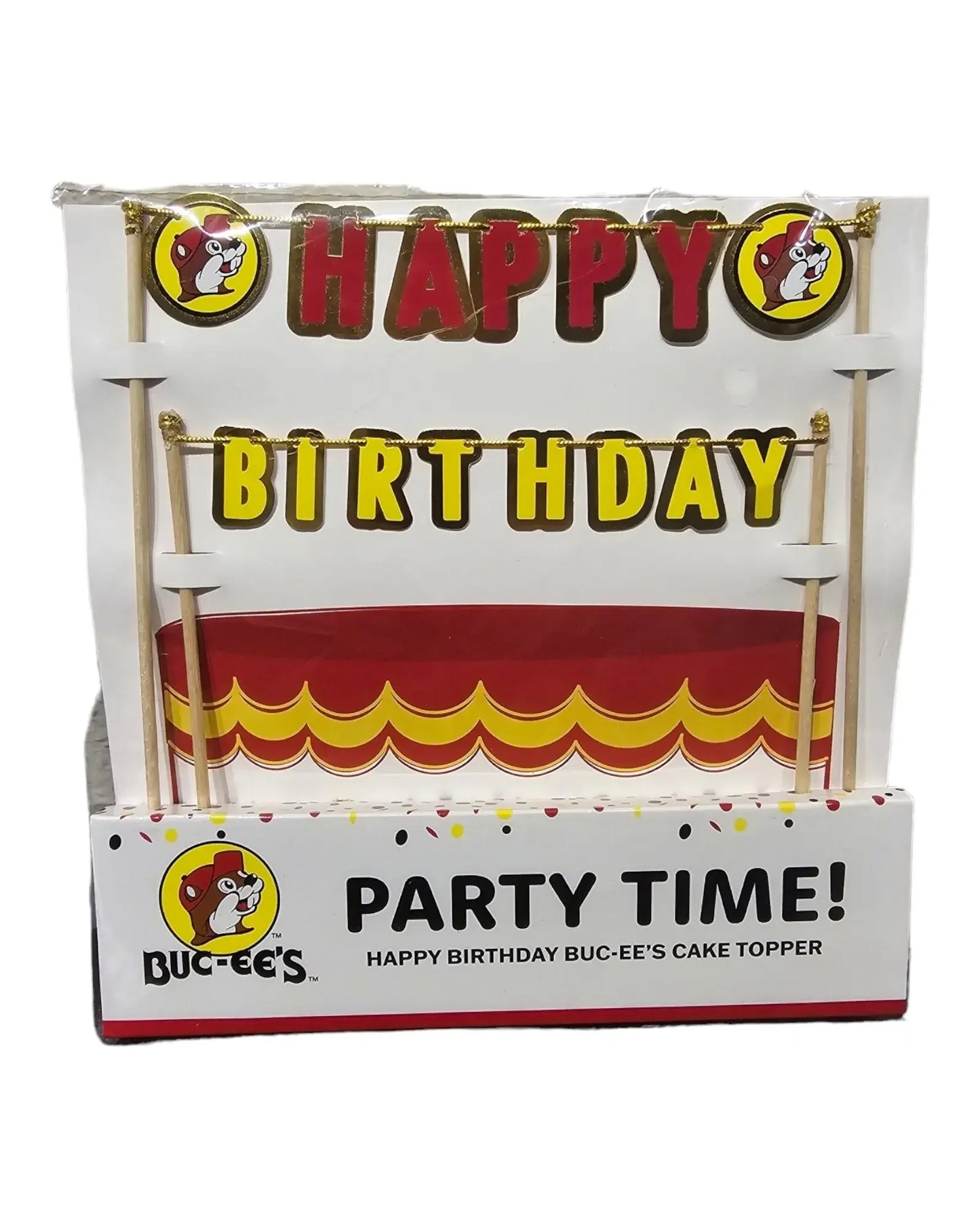 Buc - ee's Birthday Cake Topper - Texan Temptations