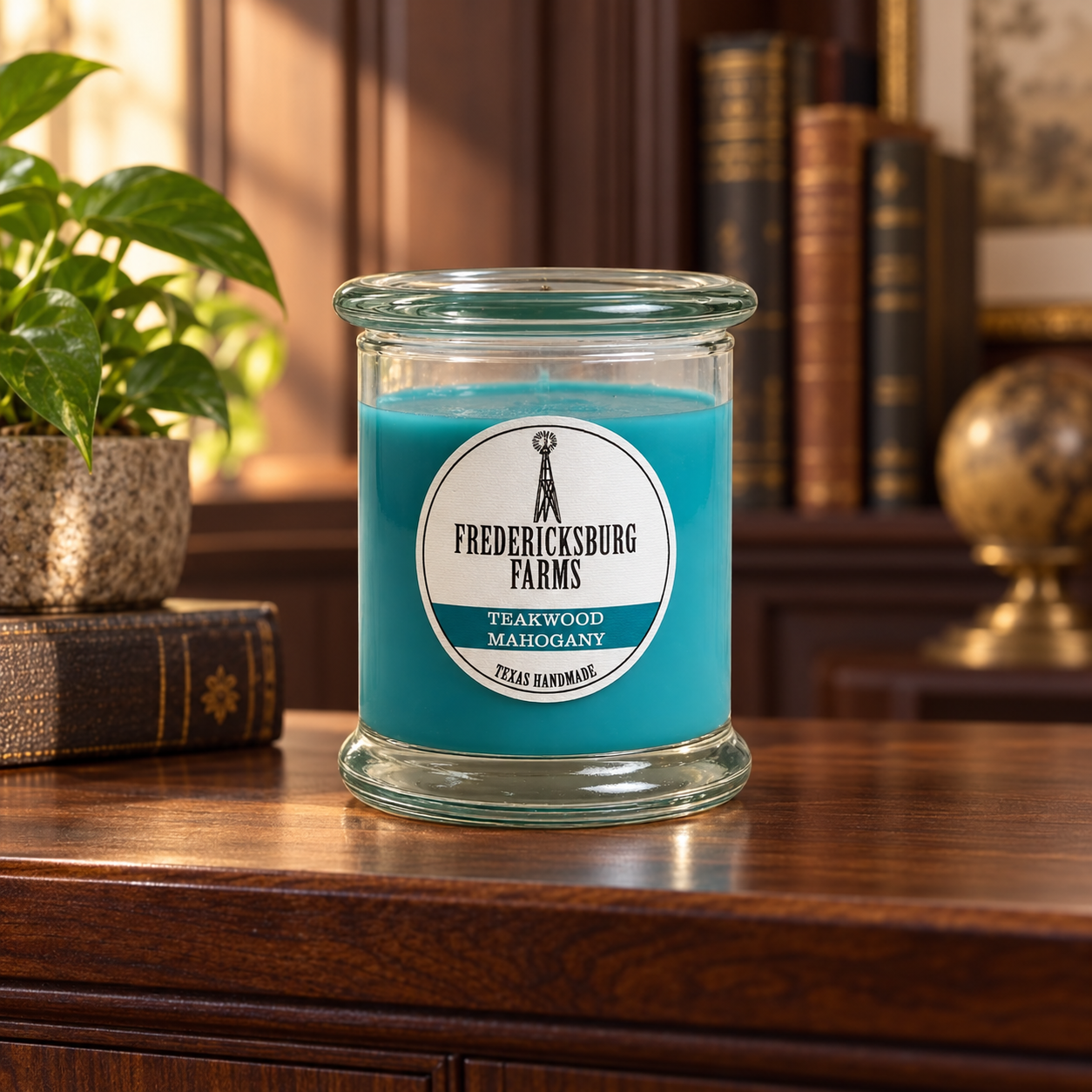 Fredericksburg Farms - Teakwood Mahogany - 9oz Candle