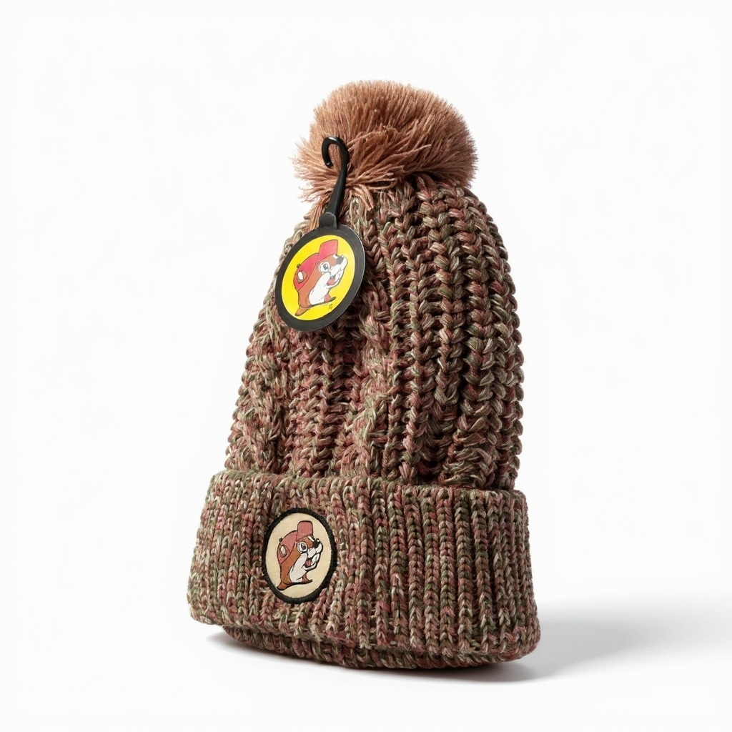 Buc-ee's Pom Beanie