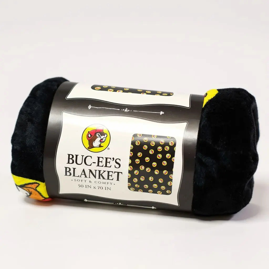 Buc-ee's Classic Beaver Logo Blanket Texan Temptations