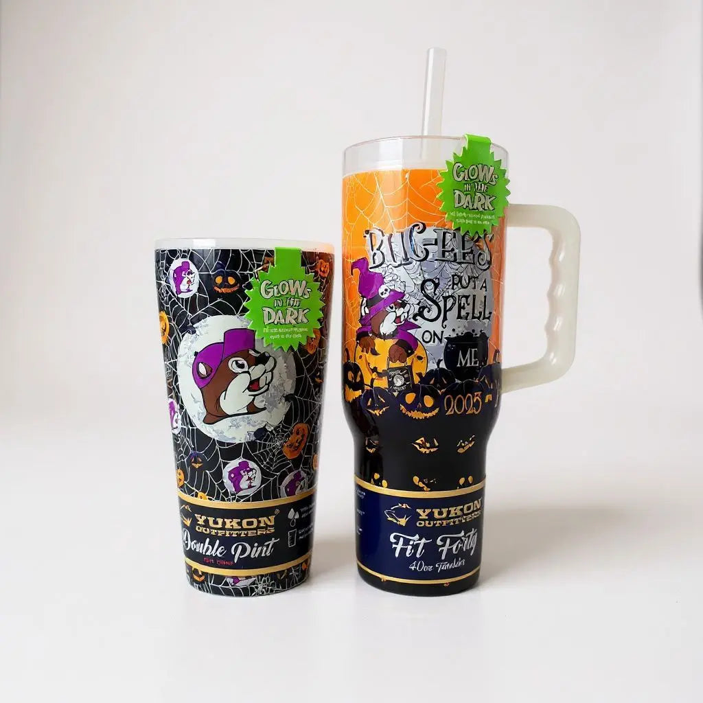 ハロウィン♡トースト&カップ Buc-ee's Glow in the Dark Halloween Tumblers by Yukon Outfitters