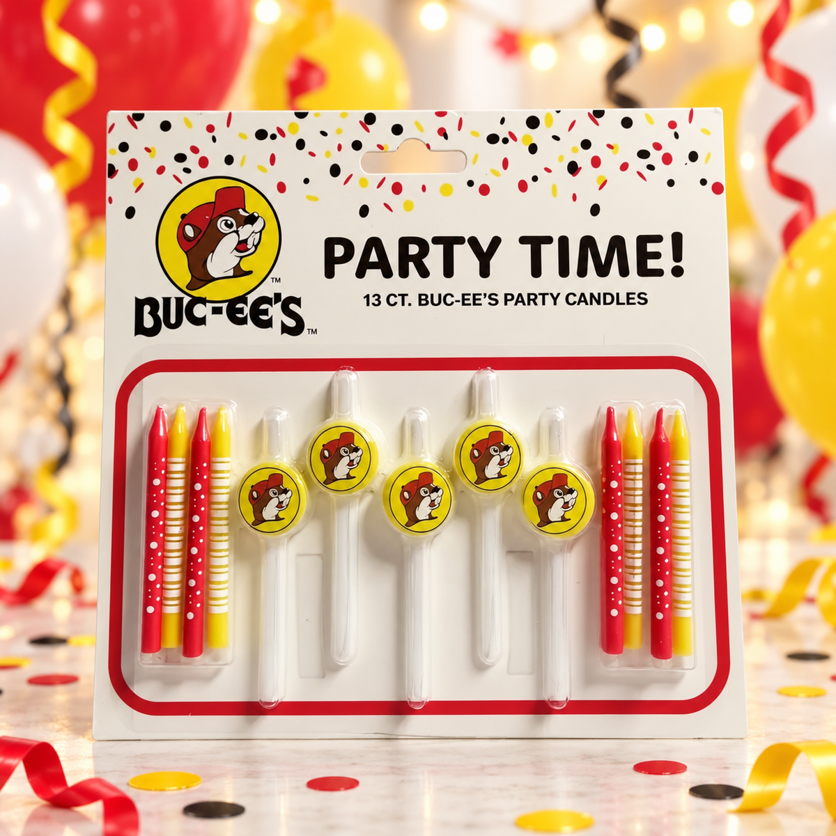 Buc-ee's Party Candles