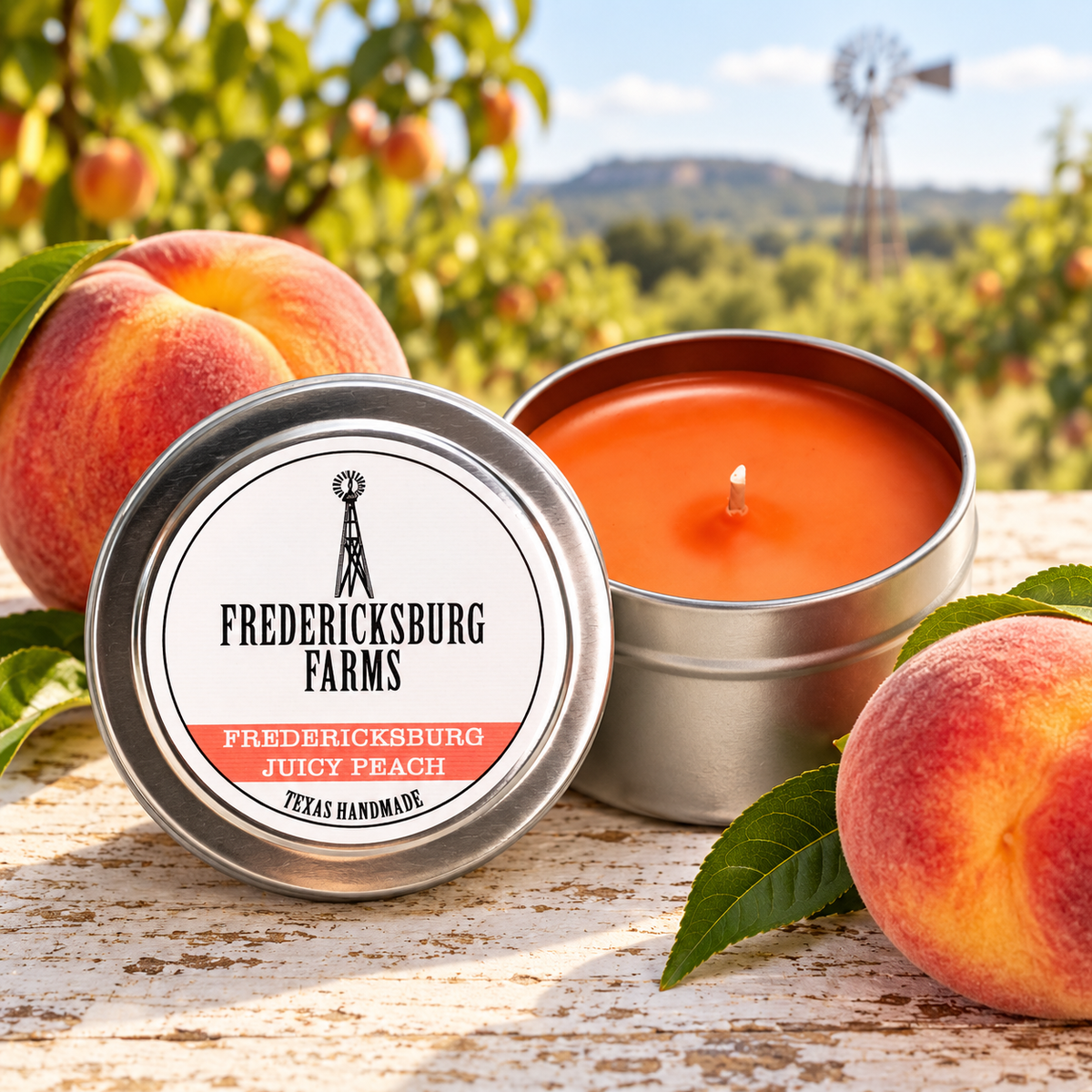 Fredericksburg Farms
Bougie de voyage Fredericksburg Juicy Peach