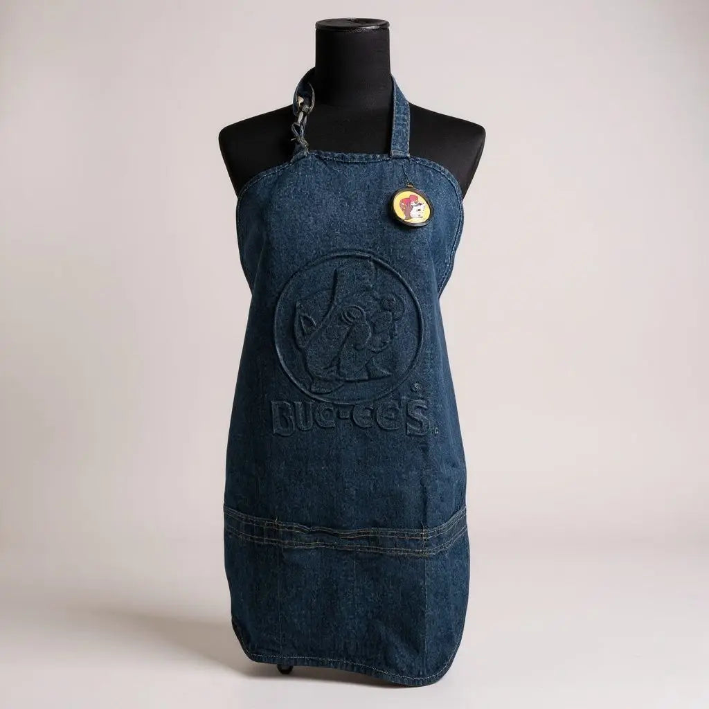 新品　アメリカ　バッキーズ　Buc-ee's デニムエプロン Buc-ee's Denim Apron – Texan Temptations