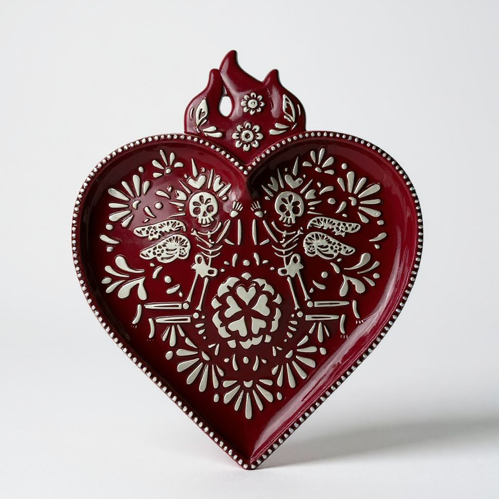 Destination Holiday Sacred Heart Trinket Dish