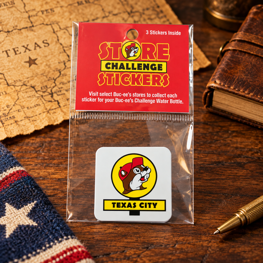 Buc-ee's Store Challenge Sticker - Texas City, TX