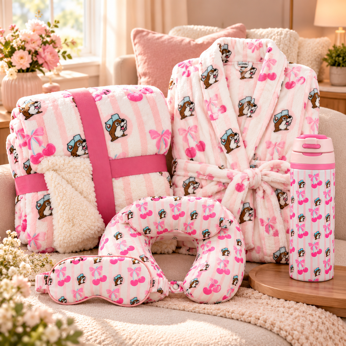 Buc-ee’s Cherries & Bows Cozy Getaway Bundle