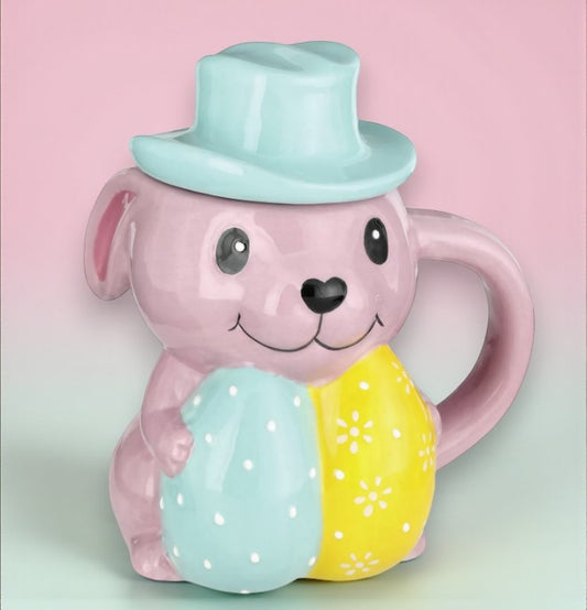 H-E-B Destination Holiday Cowboy Bunny Easter Mug