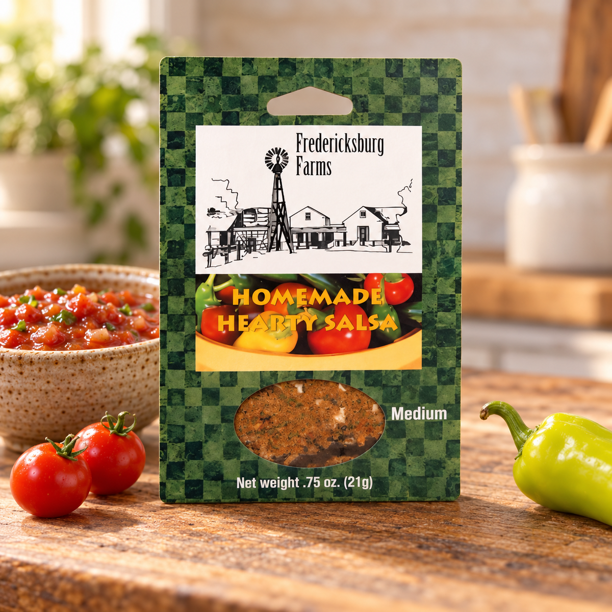 Fredericksburg Farms -
Homemade Hearty Salsa Mix