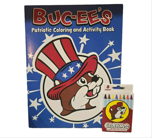 Buc - ee's 4th of July Coloring Set - Texan Temptations