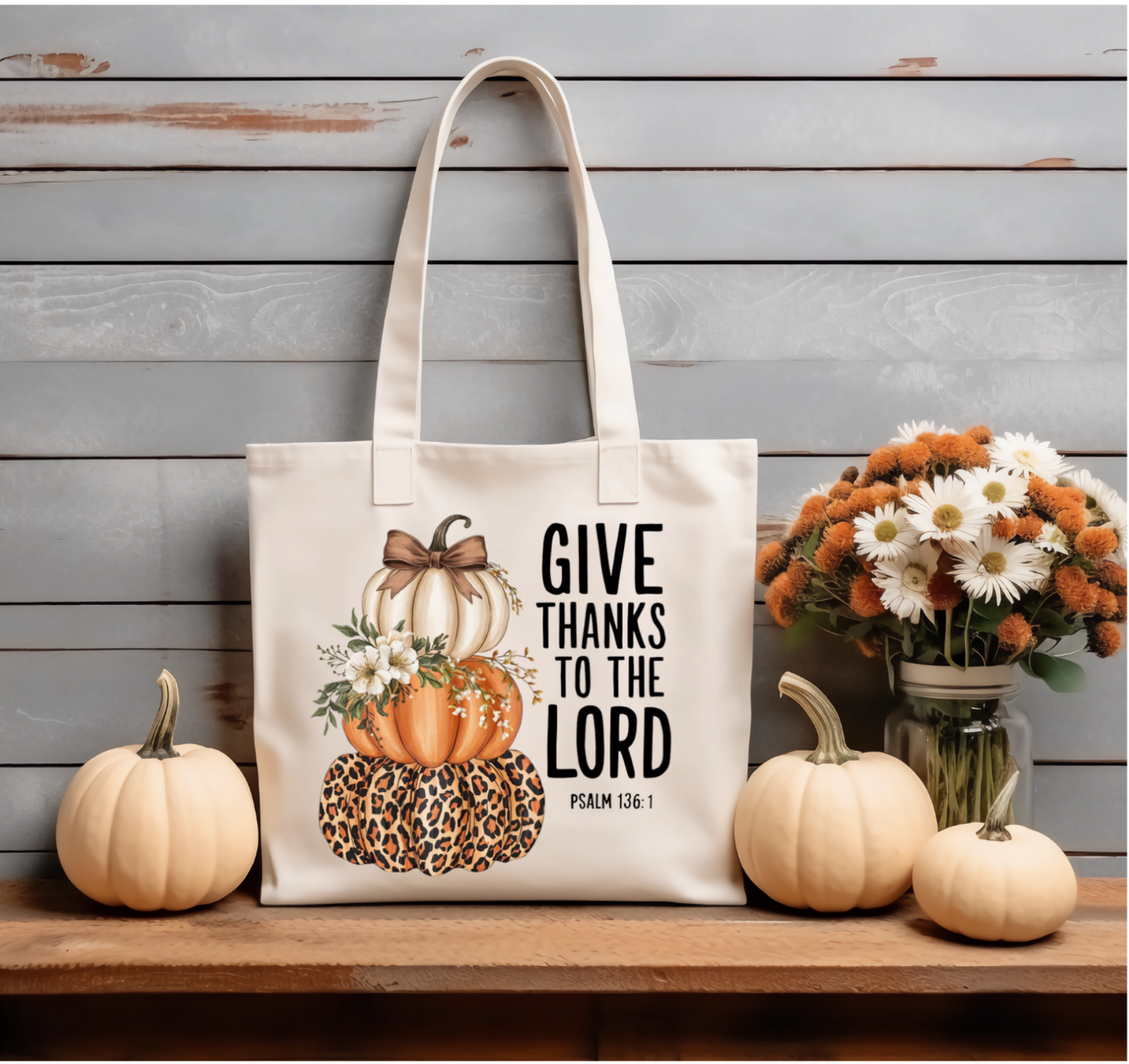Give Thanks Tote Bag