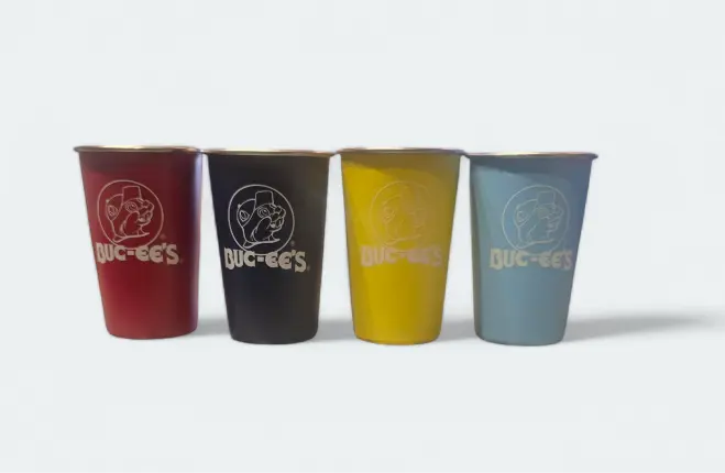 Buc-ee's Coloring Changing Metal Pint Set - Texan Temptations