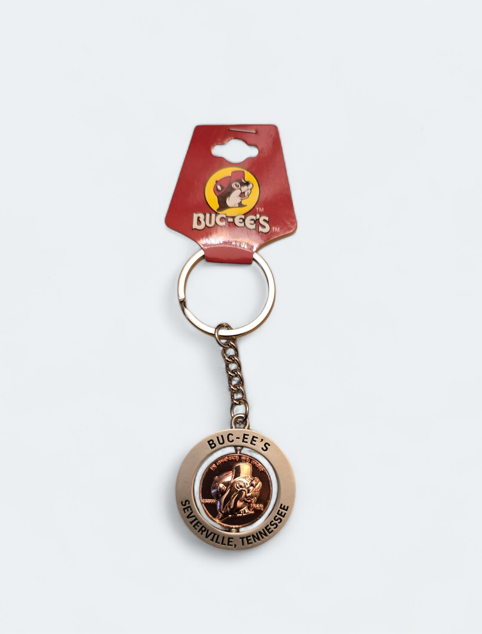 Buc-ee's Sevierville, TN Spinner Keychain