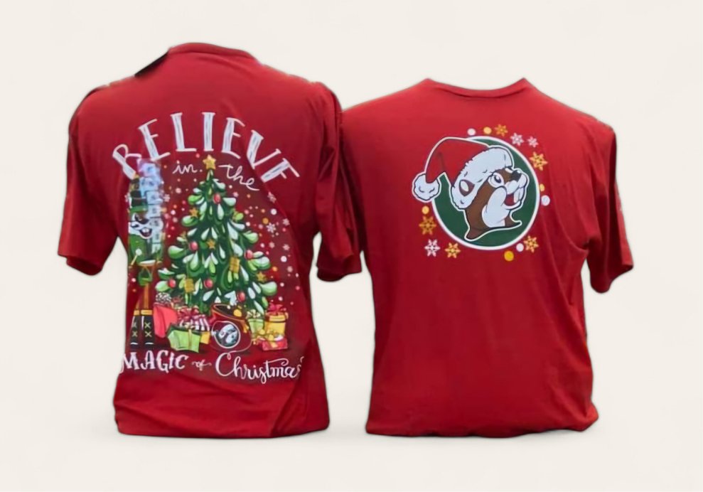 Buc - ee's 2024 Christmas T-Shirt - Texan Temptations