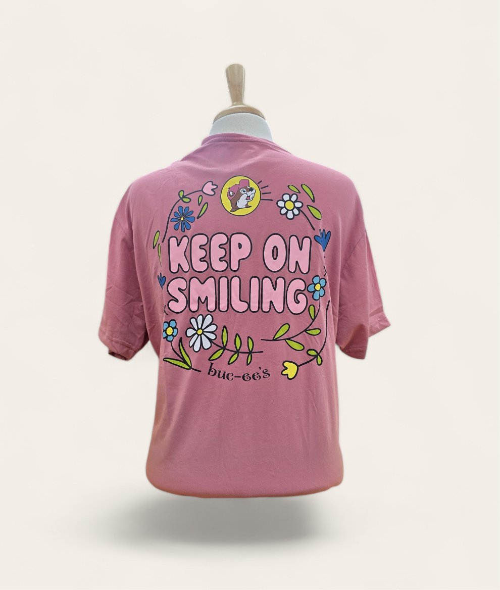 Buc - ee's "Keep on Smiling" T-Shirt - Texan Temptations