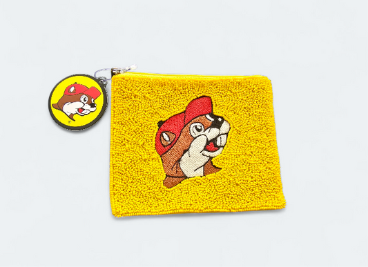 Buc-ee's Beaded Coin Purse