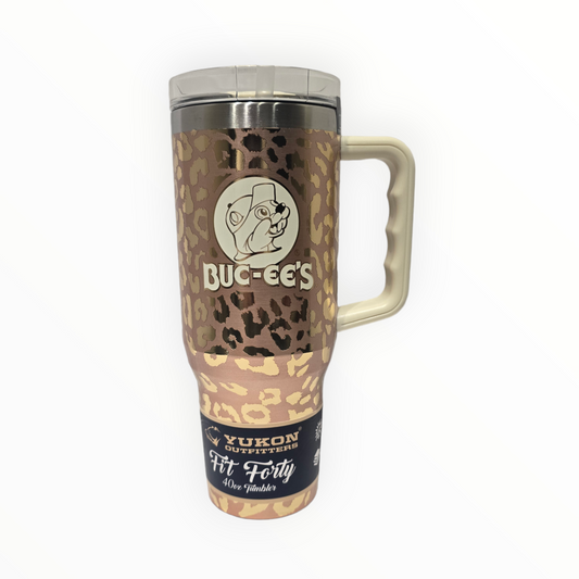 Buc-ee's Gold Print Tumbler by Yukon Outfitters