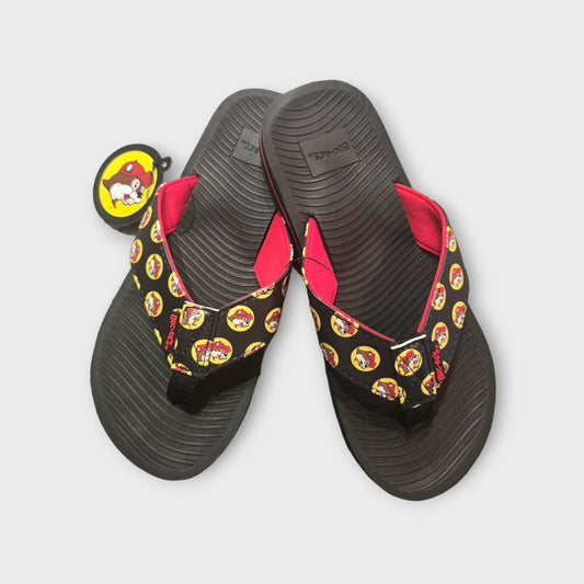 Buc - ee's Black Sandals - Texan Temptations