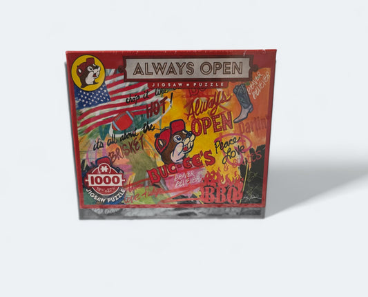 Buc - ee's "Always Open" 1000 piece Jigsaw Puzzle - Texan Temptations