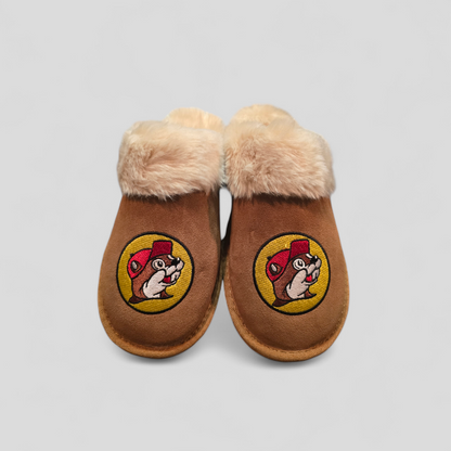 Buc-ee's Logo Slippers