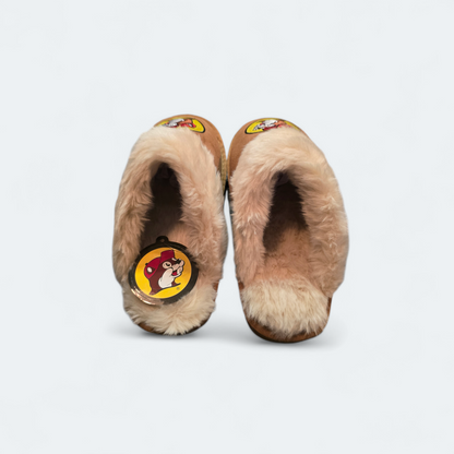 Buc-ee's Logo Slippers