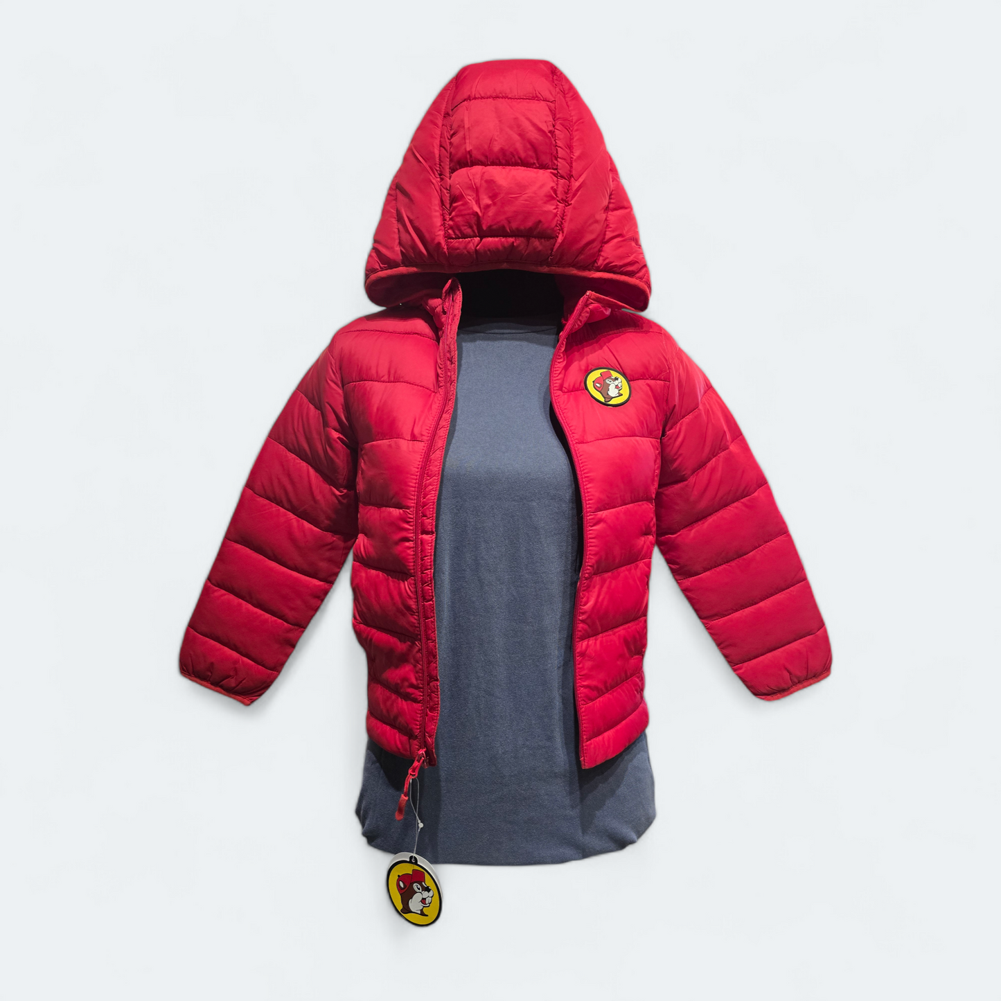 Buc-ee's Red Puffer Jacket - Kids