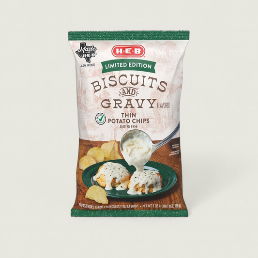 H-E-B Biscuits & Gravy Potato Chips - 7oz.