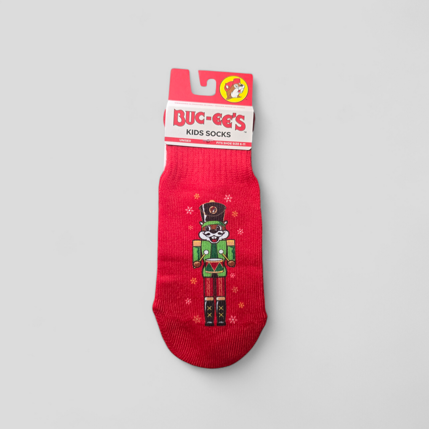 Buc-ee's Christmas Kids Socks