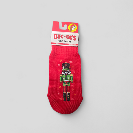 Buc-ee's Christmas Kids Socks